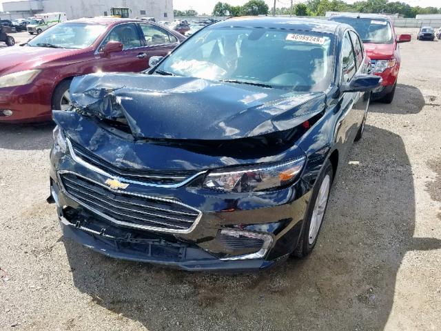 1G1ZD5ST9JF250568 - 2018 CHEVROLET MALIBU LT BLACK photo 2