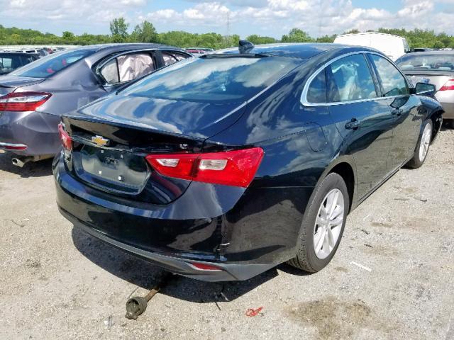 1G1ZD5ST9JF250568 - 2018 CHEVROLET MALIBU LT BLACK photo 4