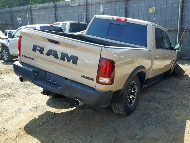 1C6RR7YT0HS665220 - 2017 RAM 1500 REBEL ოქროსფერი ფოტო 4