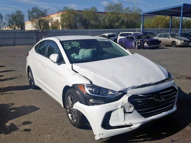 5NPD84LF7HH005910 - 2017 HYUNDAI ELANTRA SE WHITE photo 1