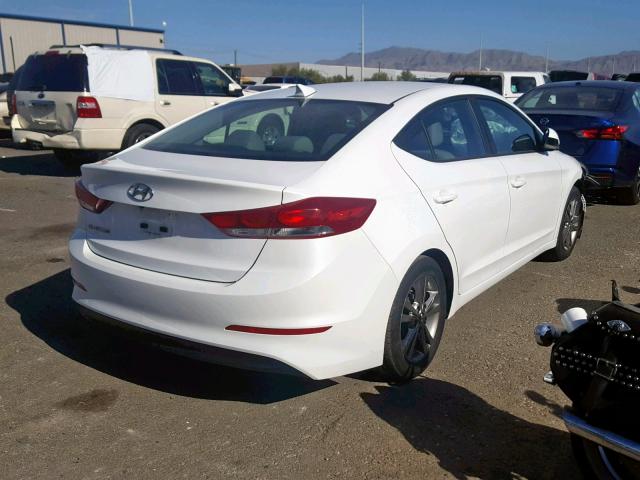 5NPD84LF7HH005910 - 2017 HYUNDAI ELANTRA SE WHITE photo 4