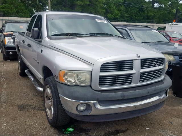 1D7HU18D65S259758 - 2005 DODGE RAM 1500 S SILVER photo 1