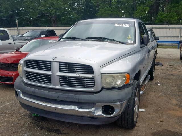 1D7HU18D65S259758 - 2005 DODGE RAM 1500 S SILVER photo 2