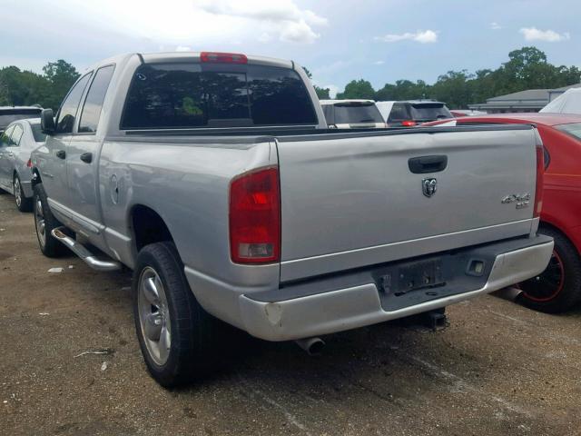 1D7HU18D65S259758 - 2005 DODGE RAM 1500 S SILVER photo 3