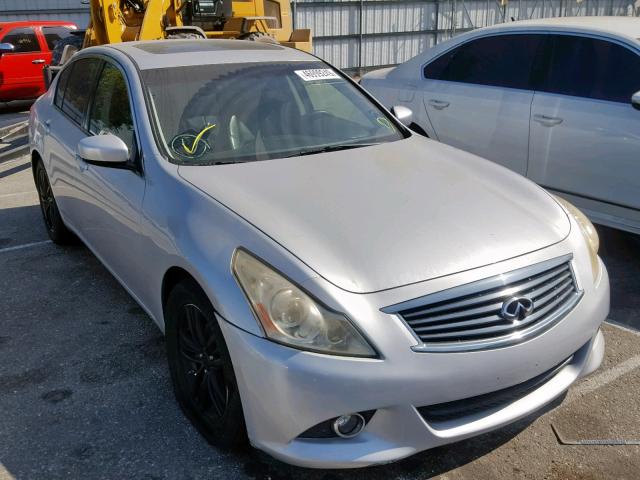 JN1CV6AP2CM930625 - 2012 INFINITI G37 BASE SILVER photo 1