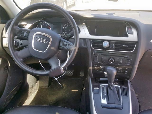 WAULF78K79N032208 - 2009 AUDI A4 2.0T QU SILVER photo 9