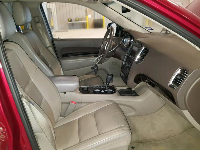 1C4RDHDG0DC576726 - 2013 DODGE DURANGO CR RED photo 5