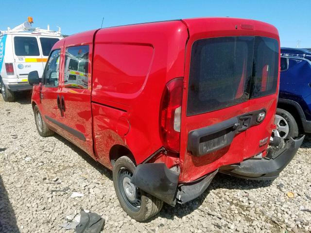 ZFBERFAB1J6K10557 - 2018 RAM PROMASTER 红色 照片 3