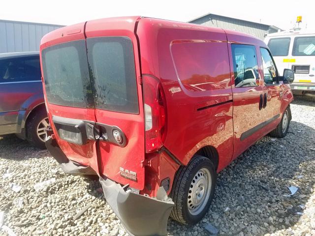 ZFBERFAB1J6K10557 - 2018 RAM PROMASTER 红色 照片 4