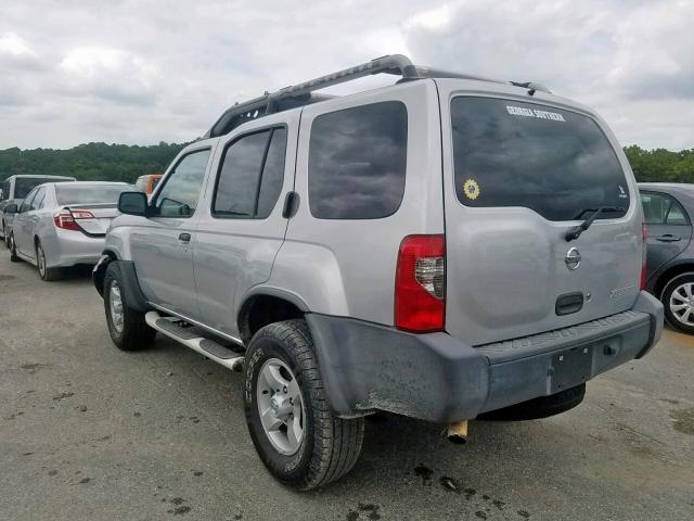 5N1ED28T84C603217 - 2004 NISSAN XTERRA XE SILVER photo 3