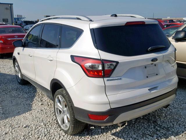 1FMCU0J9XHUB59901 - 2017 FORD ESCAPE TIT WHITE photo 3