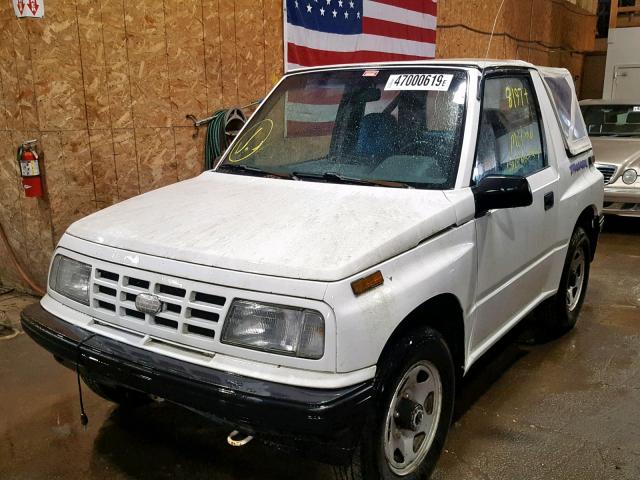 2CNBJ18U7N6911293 - 1992 GEO TRACKER WHITE photo 2