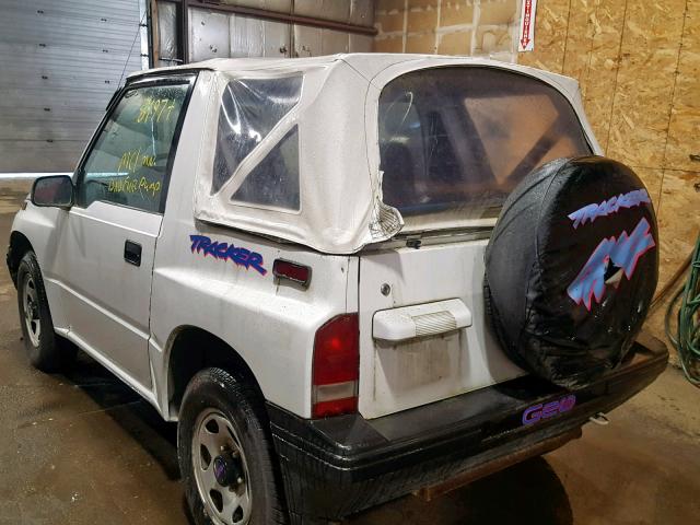 2CNBJ18U7N6911293 - 1992 GEO TRACKER WHITE photo 3