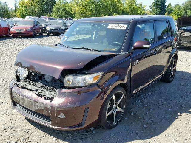 JTLKE50E891091713 - 2009 TOYOTA SCION XB მუქწითელი ფოტო 2