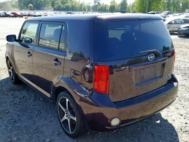 JTLKE50E891091713 - 2009 TOYOTA SCION XB მუქწითელი ფოტო 3