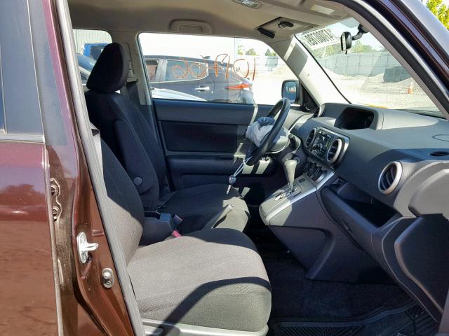 JTLKE50E891091713 - 2009 TOYOTA SCION XB მუქწითელი ფოტო 5