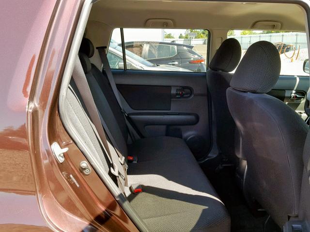 JTLKE50E891091713 - 2009 TOYOTA SCION XB მუქწითელი ფოტო 6