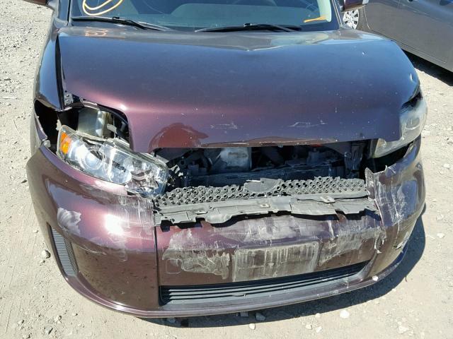 JTLKE50E891091713 - 2009 TOYOTA SCION XB მუქწითელი ფოტო 9