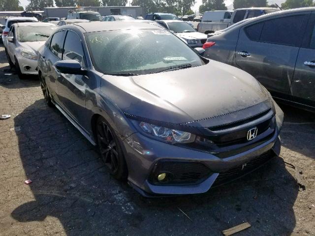 SHHFK7H47JU409571 - 2018 HONDA CIVIC SPOR GRAY photo 1