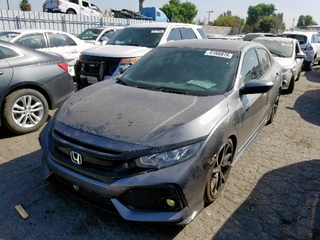 SHHFK7H47JU409571 - 2018 HONDA CIVIC SPOR GRAY photo 2