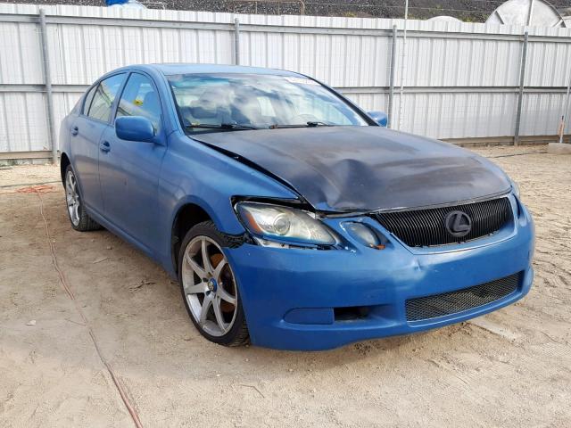 JTHCH96S360003274 - 2006 LEXUS GS 300 BLUE photo 1