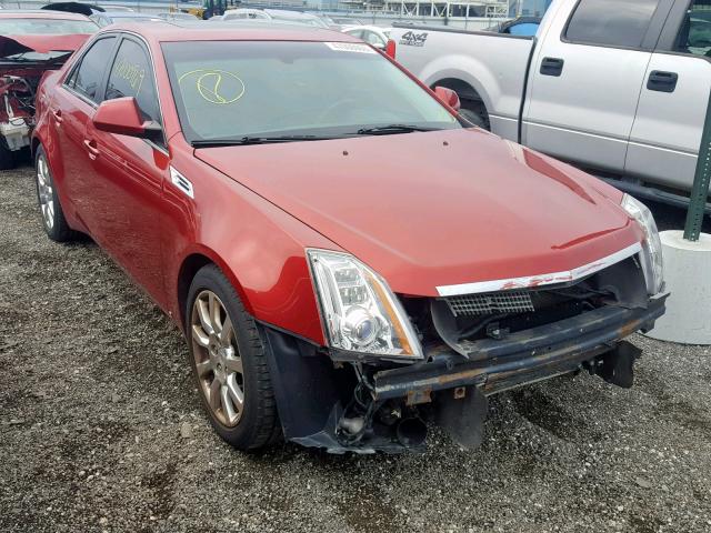 1G6DT57VX80142457 - 2008 CADILLAC CTS HI FEA RED photo 1