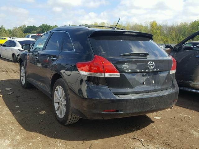 4T3ZA3BB5AU037059 - 2010 TOYOTA VENZA BASE BLACK photo 3