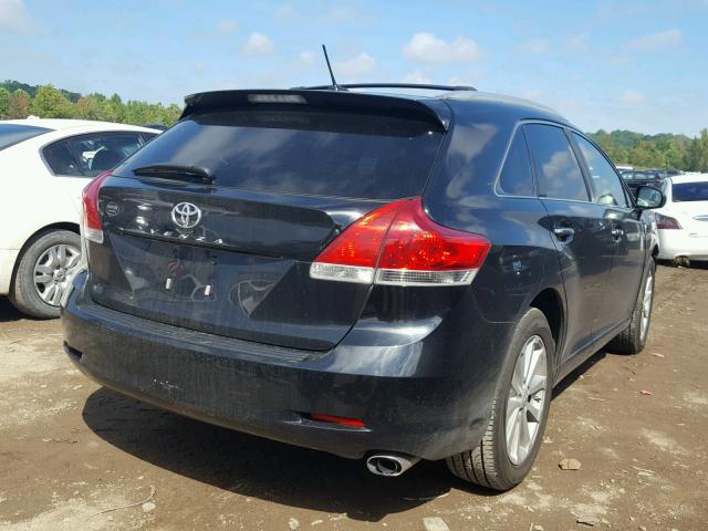 4T3ZA3BB5AU037059 - 2010 TOYOTA VENZA BASE BLACK photo 4