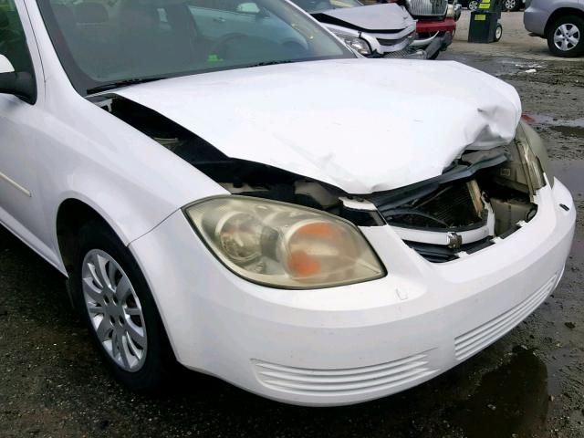 1G1AD1F5XA7127793 - 2010 CHEVROLET COBALT 1LT WHITE photo 9