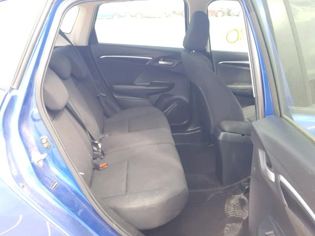 3HGGK5H88FM779252 - 2015 HONDA FIT EX BLUE photo 6