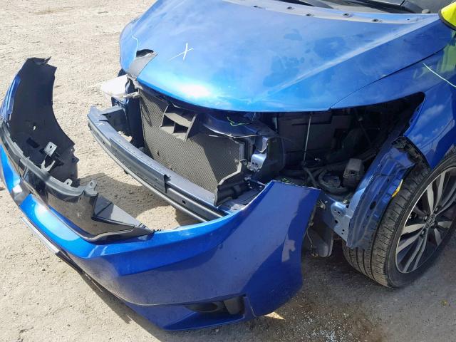 3HGGK5H88FM779252 - 2015 HONDA FIT EX BLUE photo 9