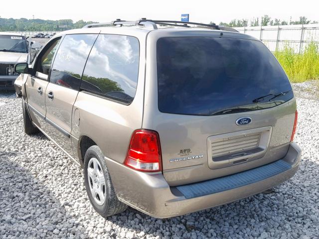 2FMZA51615BA16777 - 2005 FORD FREESTAR S BEIGE photo 3