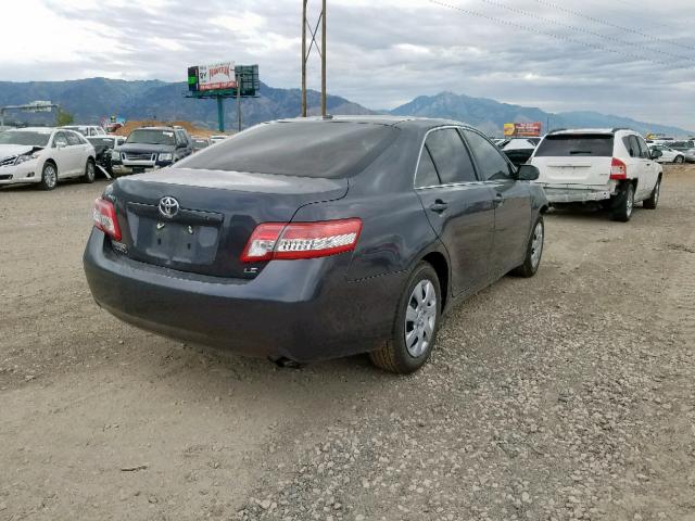 4T1BF3EKXBU159408 - 2011 TOYOTA CAMRY BASE GRAY photo 4