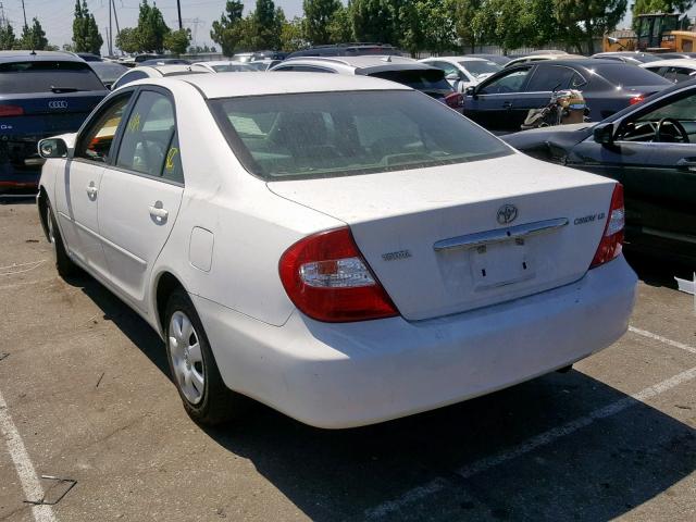 4T1BE32K84U323068 - 2004 TOYOTA CAMRY LE WHITE photo 3