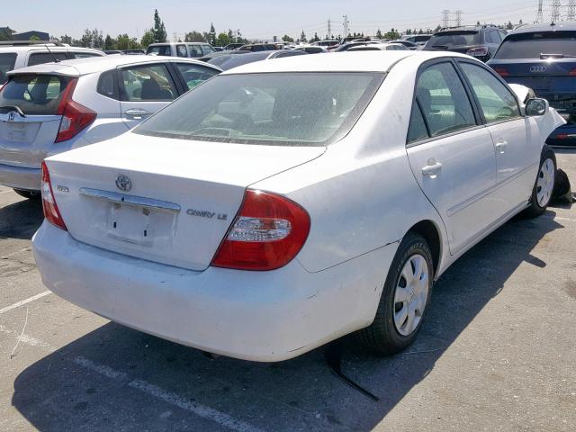 4T1BE32K84U323068 - 2004 TOYOTA CAMRY LE WHITE photo 4