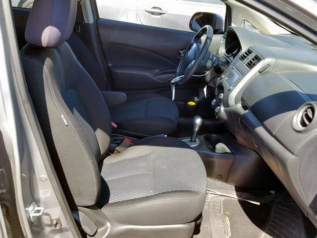 3N1CE2CP1EL416770 - 2014 NISSAN VERSA NOTE GRAY photo 5