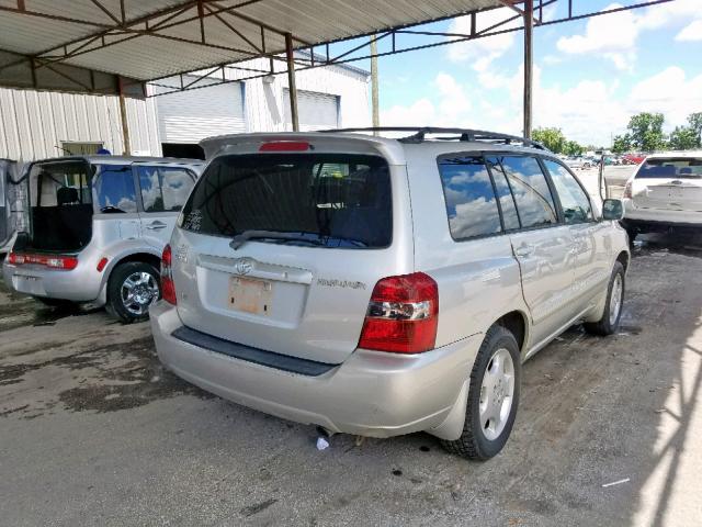 JTEDP21A040006236 - 2004 TOYOTA HIGHLANDER SILVER photo 4