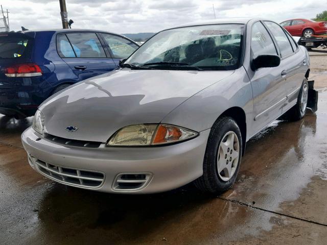 1G1JC524427103353 - 2002 CHEVROLET CAVALIER B SILVER photo 2