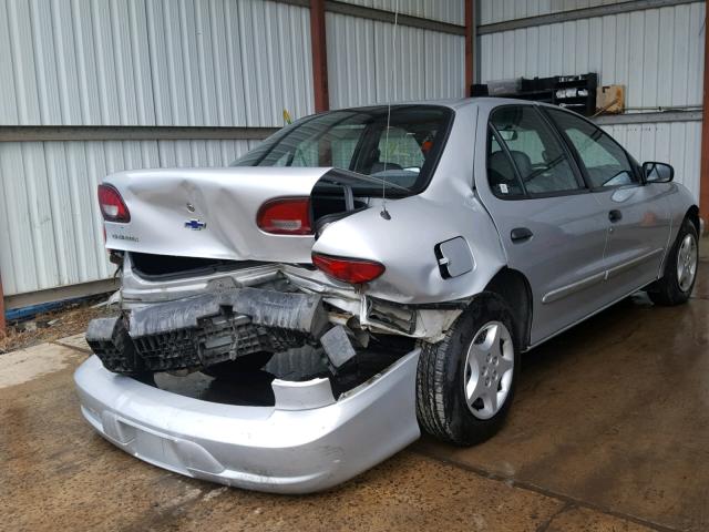 1G1JC524427103353 - 2002 CHEVROLET CAVALIER B SILVER photo 4