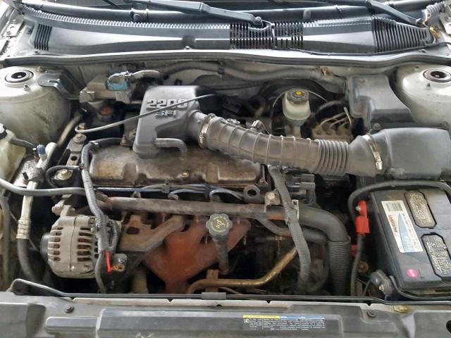 1G1JC524427103353 - 2002 CHEVROLET CAVALIER B SILVER photo 7