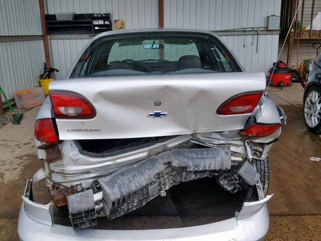 1G1JC524427103353 - 2002 CHEVROLET CAVALIER B SILVER photo 9