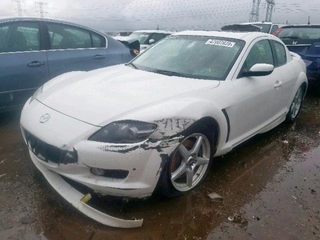 JM1FE17N950144012 - 2005 MAZDA RX8 WHITE photo 2