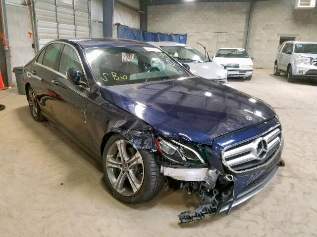 WDDZF4KB7KA665752 - 2019 MERCEDES-BENZ E 300 4MAT BLUE photo 1