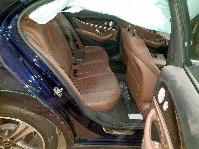 WDDZF4KB7KA665752 - 2019 MERCEDES-BENZ E 300 4MAT BLUE photo 6