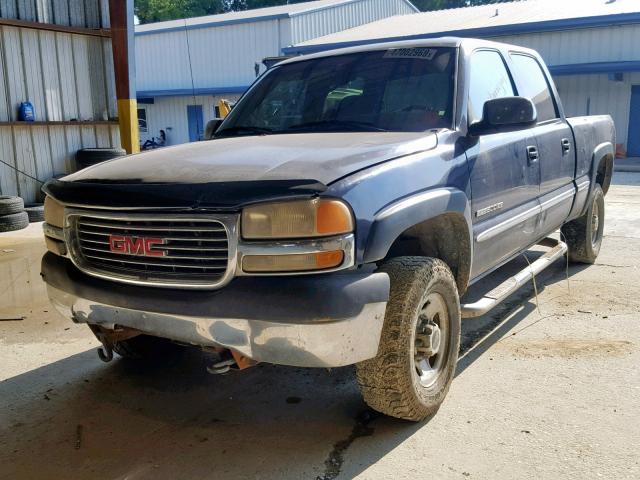 1GTHC23U11F178938 - 2001 GMC SIERRA C25 BLUE photo 2