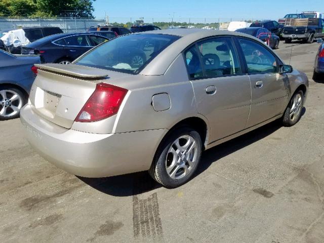 1G8AL52F64Z135893 - 2004 SATURN ION LEVEL GOLD photo 4