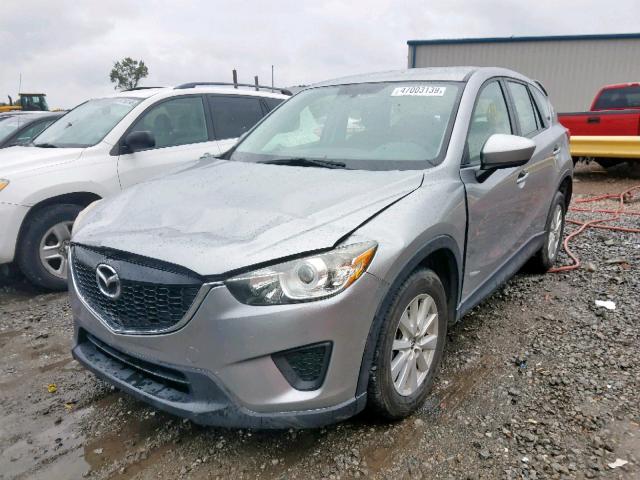 JM3KE2BE8E0301211 - 2014 MAZDA CX-5 SPORT GRAY photo 2