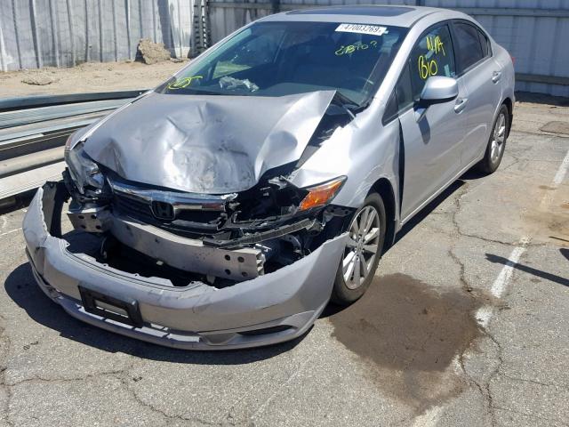 19XFB2F95CE343209 - 2012 HONDA CIVIC EXL 银色 照片 2