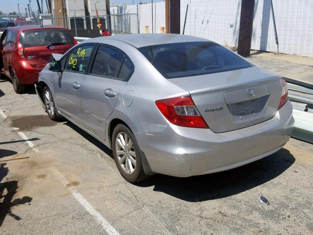 19XFB2F95CE343209 - 2012 HONDA CIVIC EXL 银色 照片 3