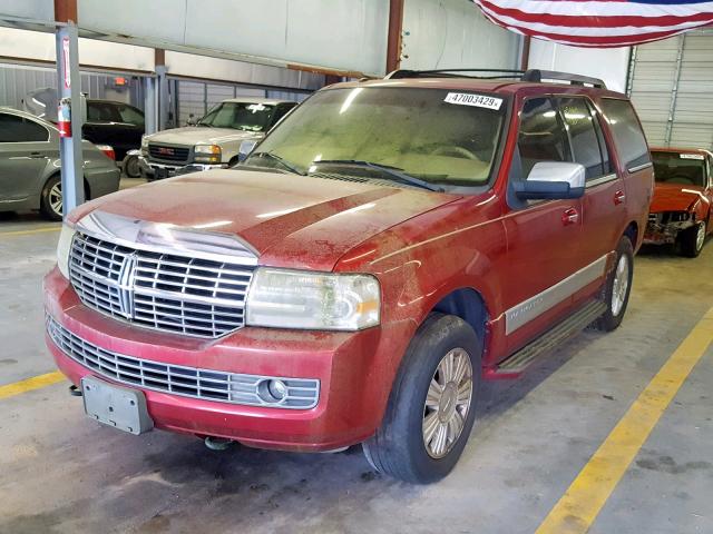 5LMFU28548LJ12118 - 2008 LINCOLN NAVIGATOR BURGUNDY photo 2